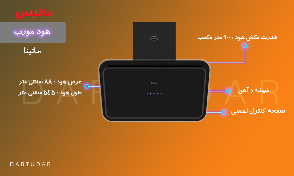 مشخصات و بررسی هود مورب مدل ماتینا داتیس