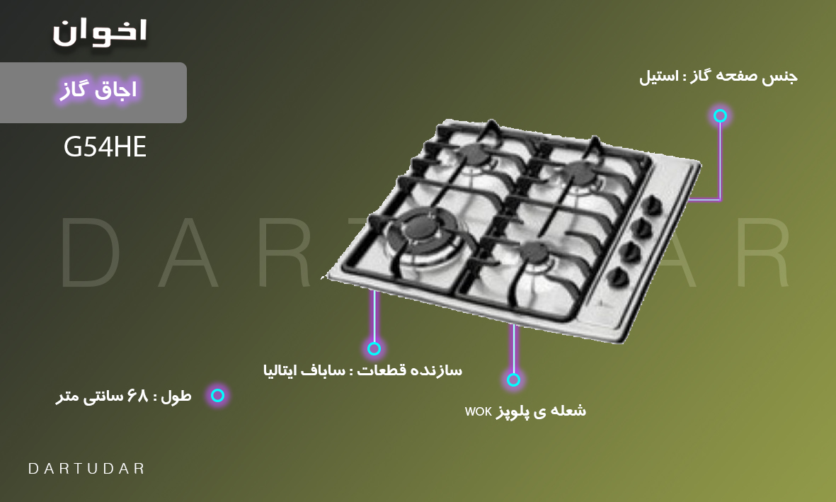 با وجود قطعات ایتالیایی شرکت sabaf(ساباف)