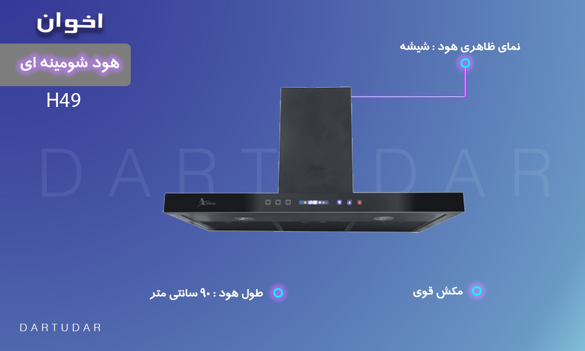 دلیل برای خرید هود مورب مدل H49 اخوان